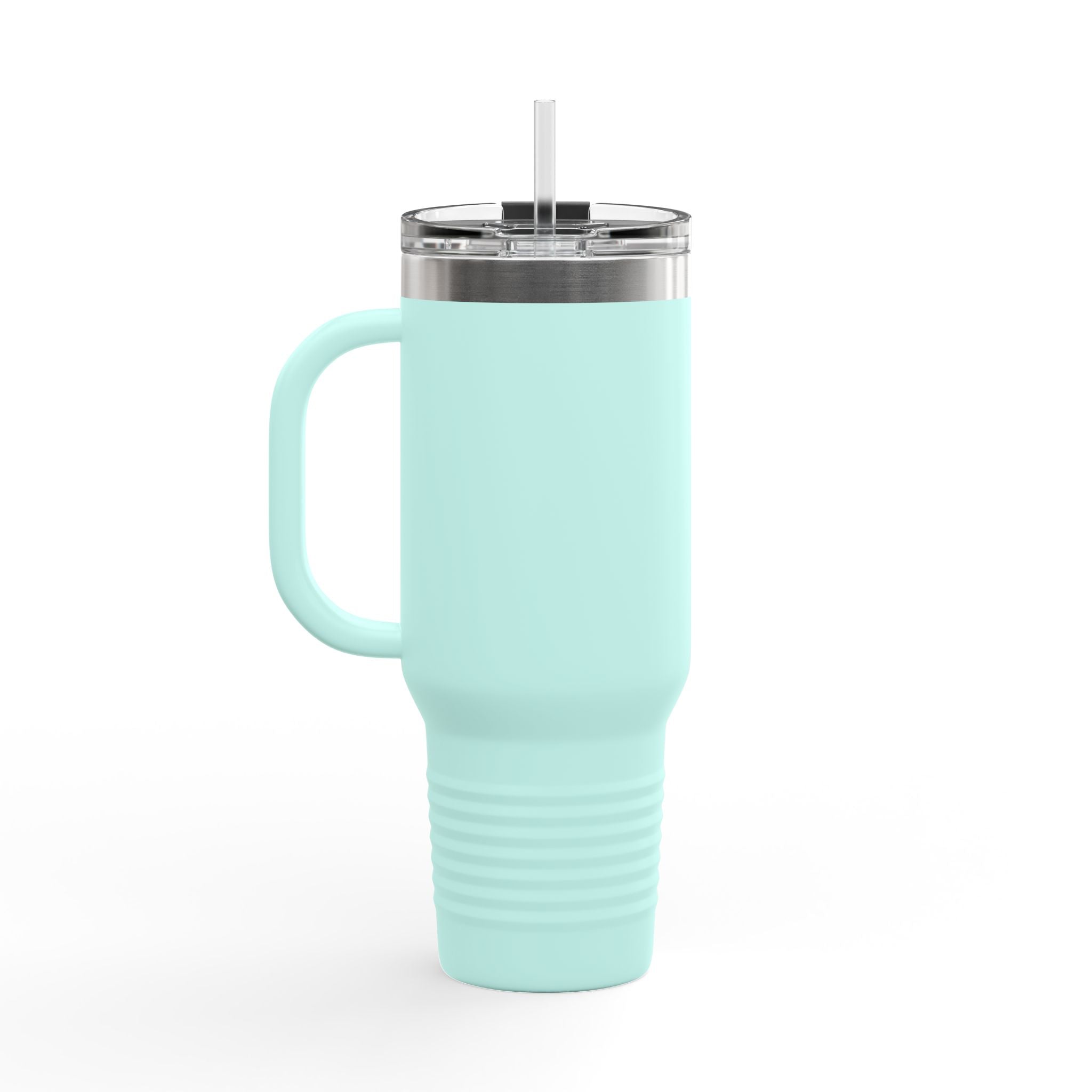 4GodsGlory 40oz Insulated Travel Mug – Double-Wall Stainless Tumbler with Straw