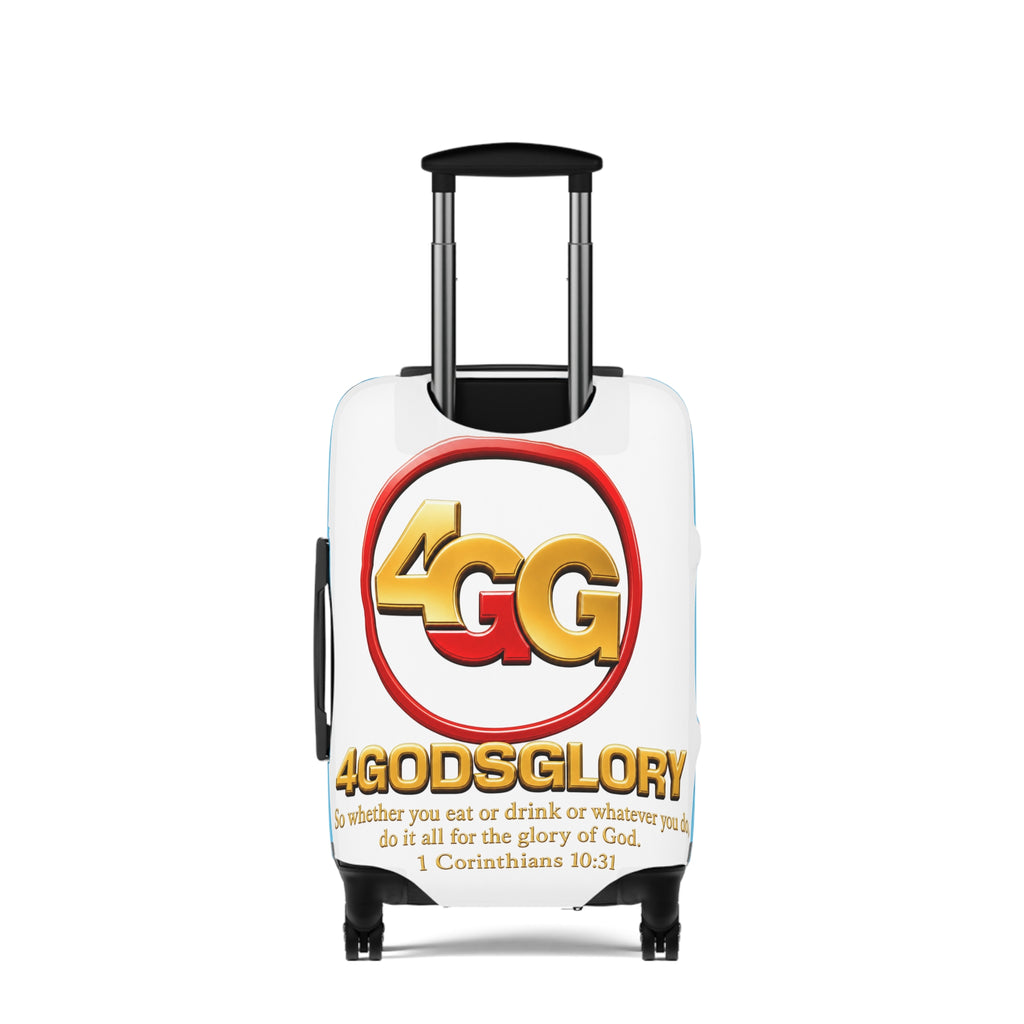 Dominica Map & 4GG Christian Luggage Cover – Bible Verse Travel Protector