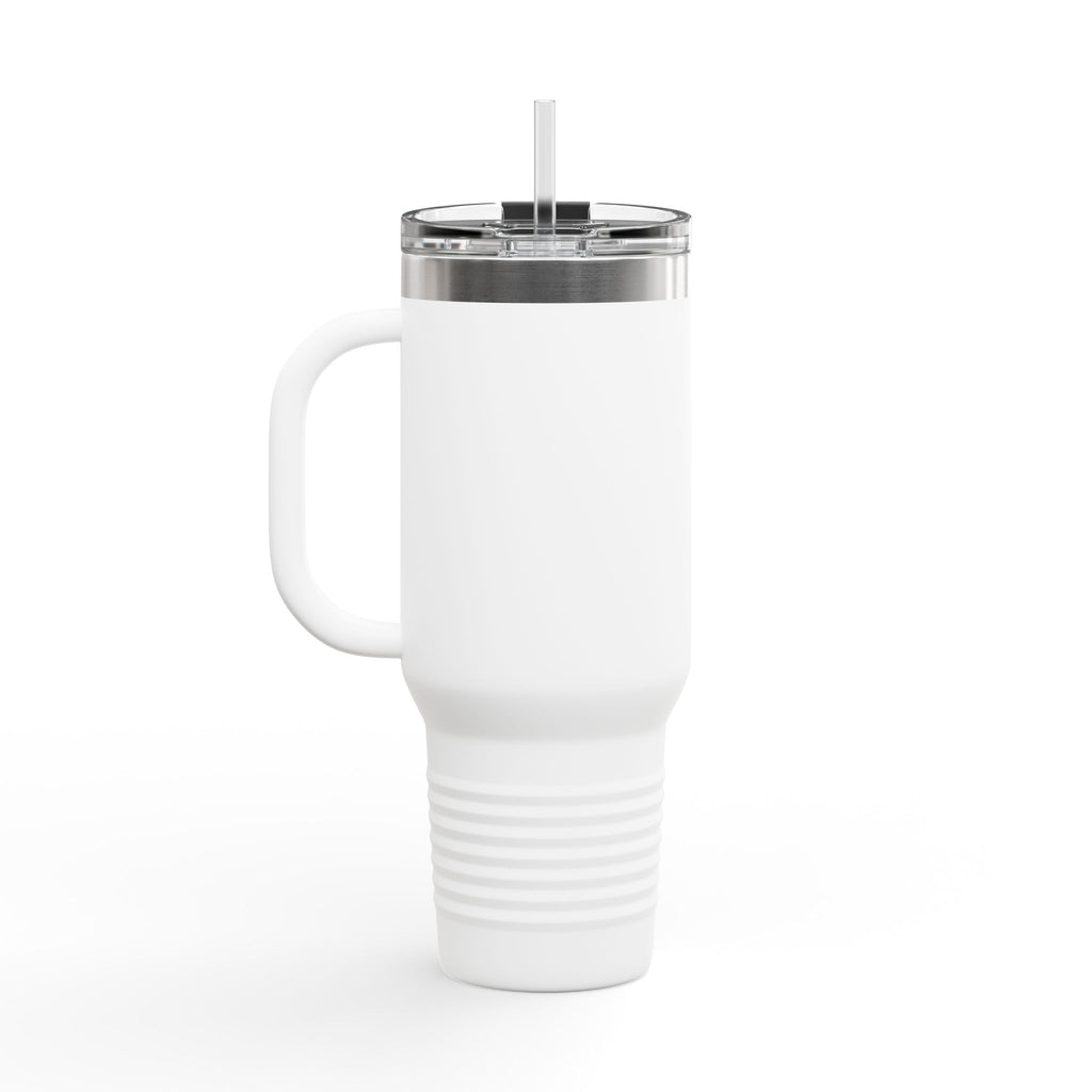 4GodsGlory 40oz Insulated Travel Mug – Double-Wall Stainless Tumbler with Straw