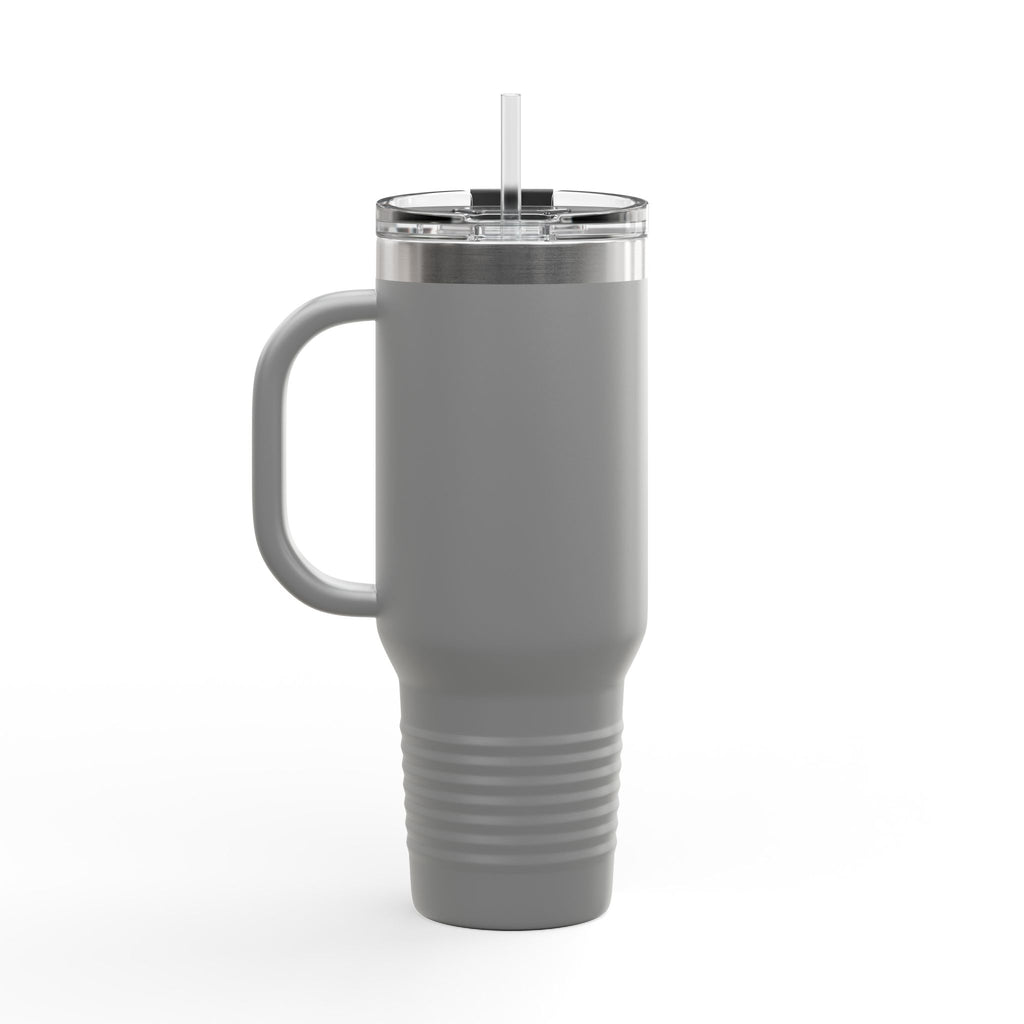 4GodsGlory 40oz Insulated Travel Mug – Double-Wall Stainless Tumbler with Straw