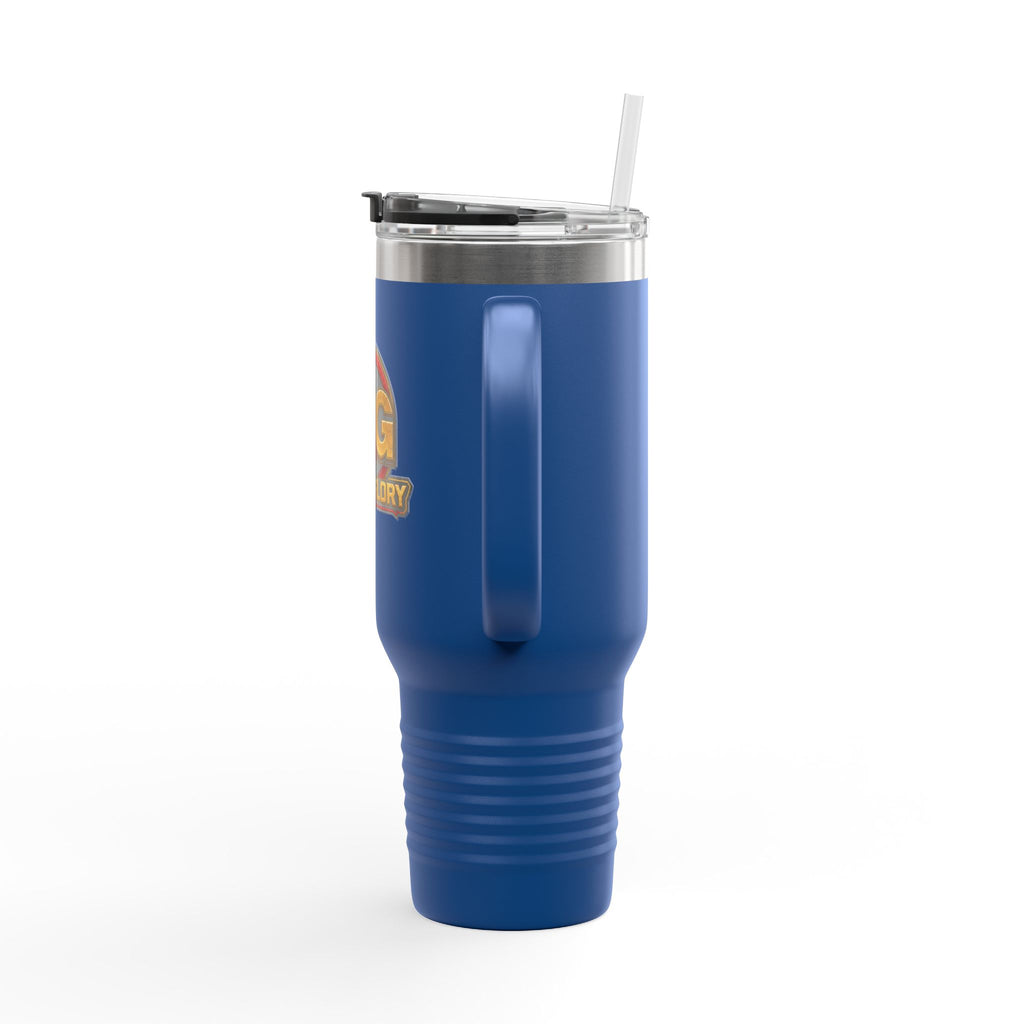 4GodsGlory 40oz Insulated Travel Mug – Double-Wall Stainless Tumbler with Straw