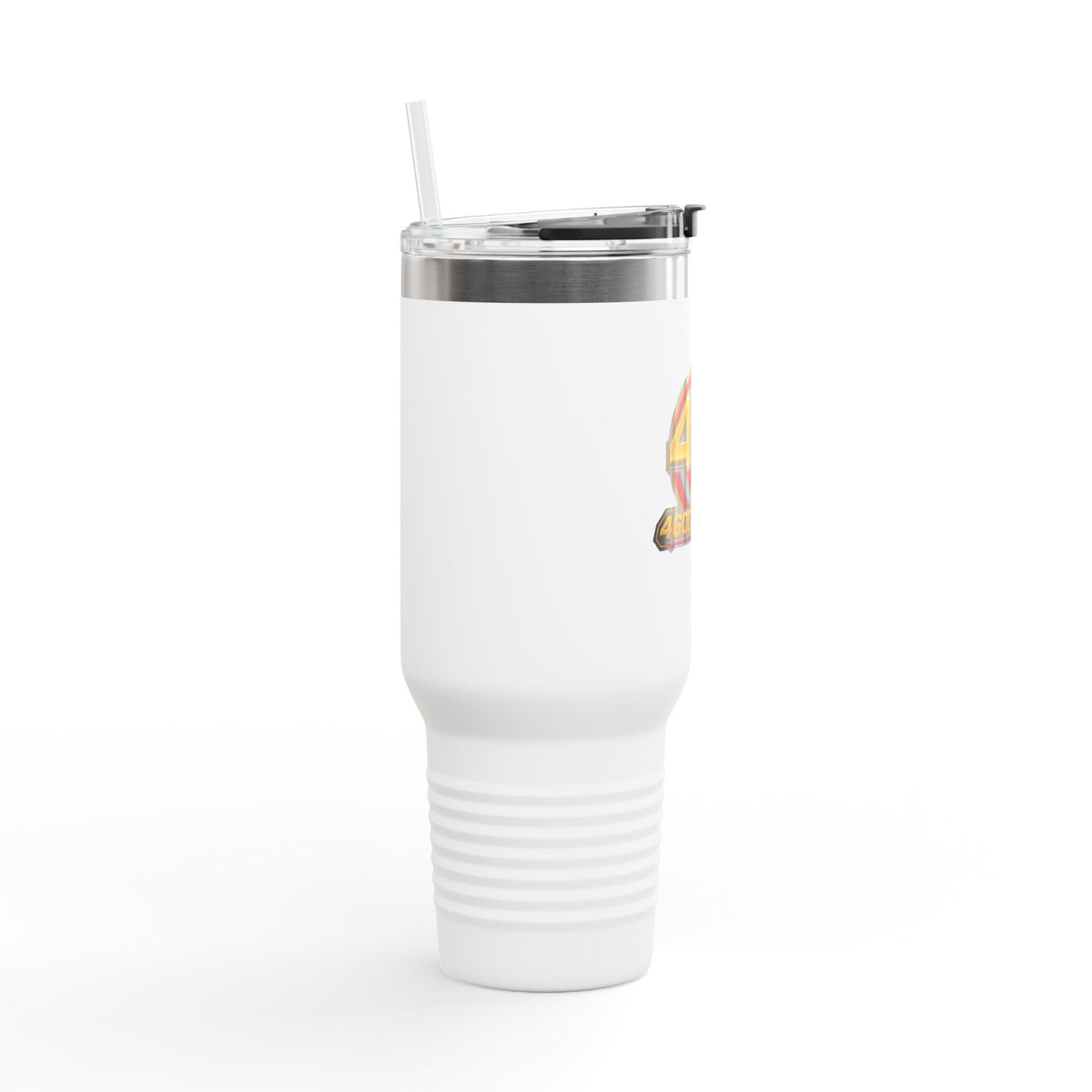 4GodsGlory 40oz Insulated Travel Mug – Double-Wall Stainless Tumbler with Straw