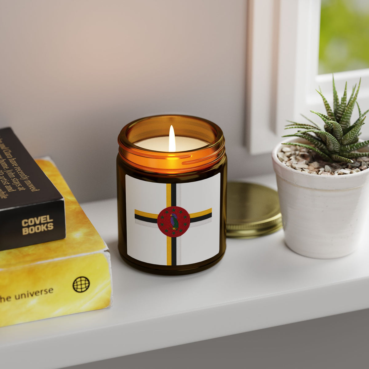 Coconut Apricot Scented Candle (4oz & 9oz) — Tropical Soy Blend with Neutral Warmth
