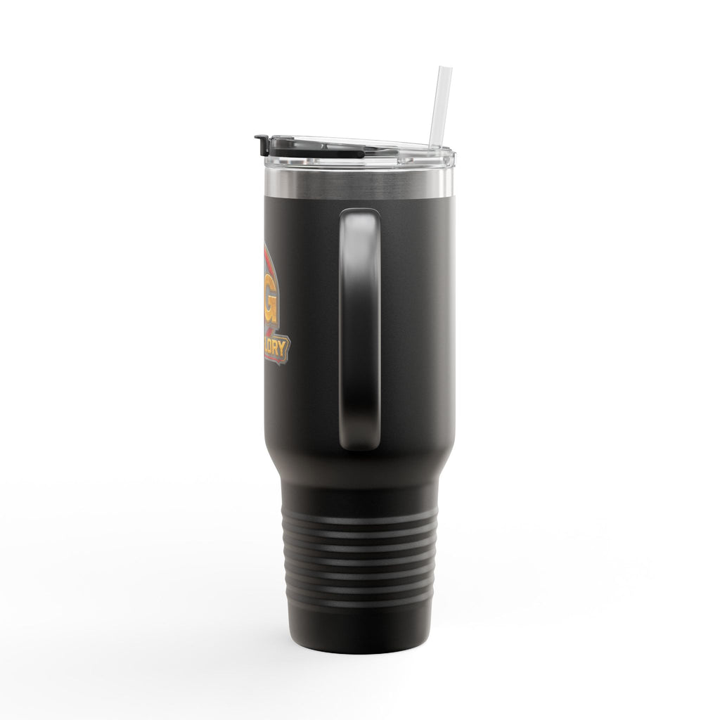 4GodsGlory 40oz Insulated Travel Mug – Double-Wall Stainless Tumbler with Straw