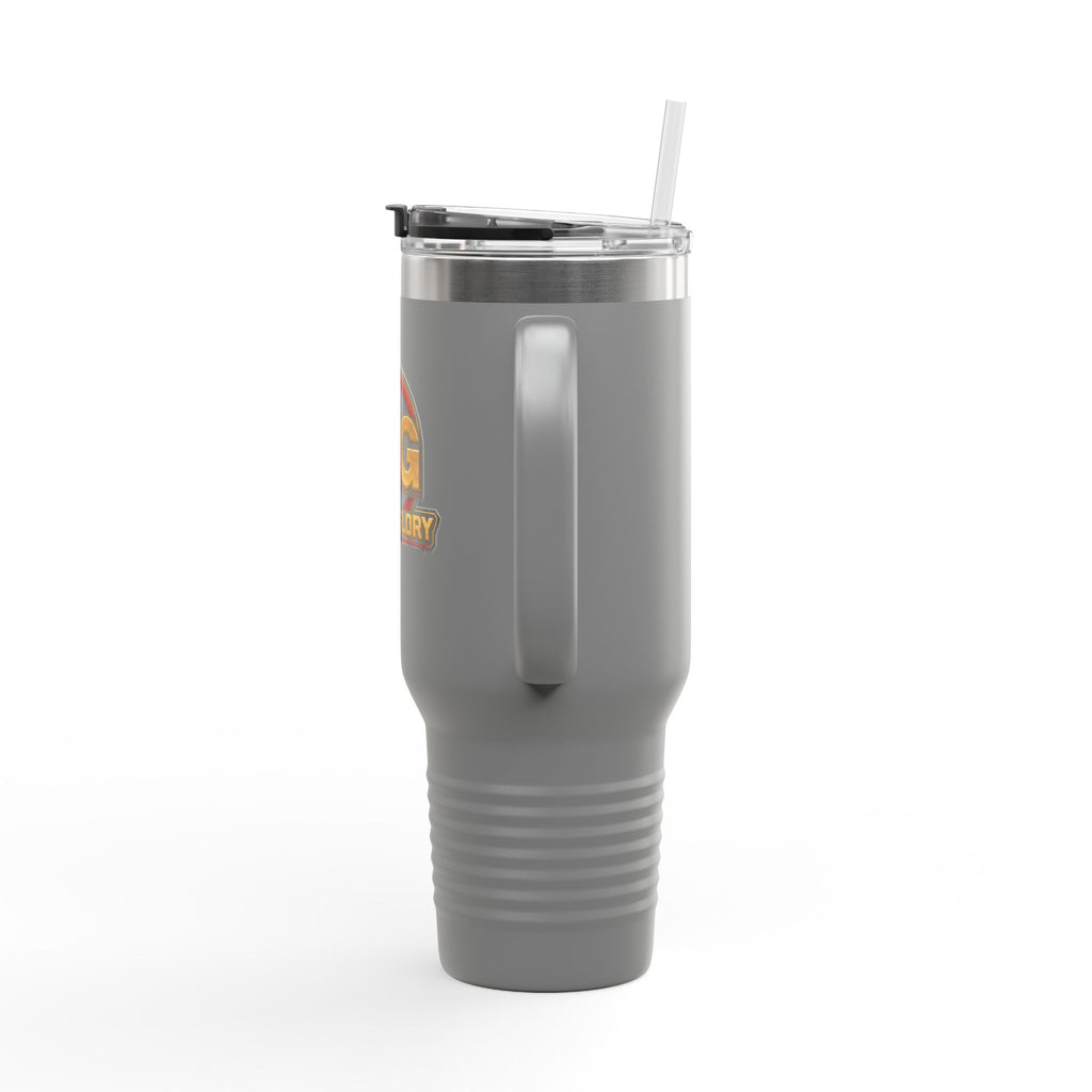 4GodsGlory 40oz Insulated Travel Mug – Double-Wall Stainless Tumbler with Straw