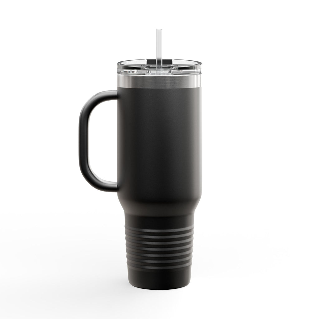 4GodsGlory 40oz Insulated Travel Mug – Double-Wall Stainless Tumbler with Straw