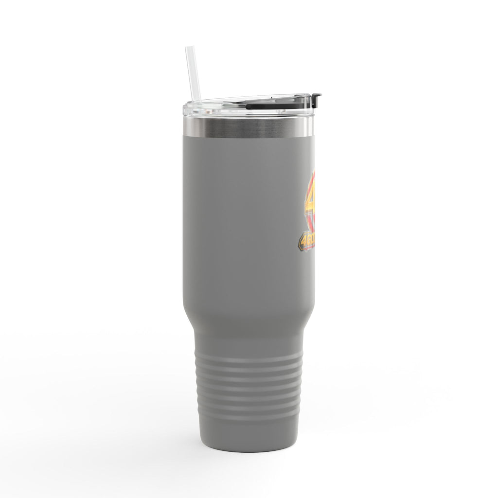 4GodsGlory 40oz Insulated Travel Mug – Double-Wall Stainless Tumbler with Straw