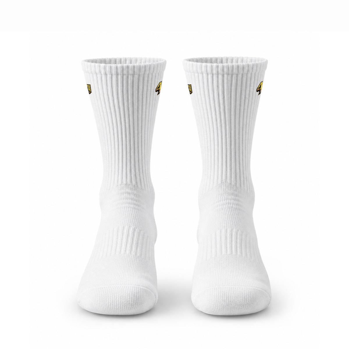 Embroidery Sports Cotton Crew Socks|Cotton