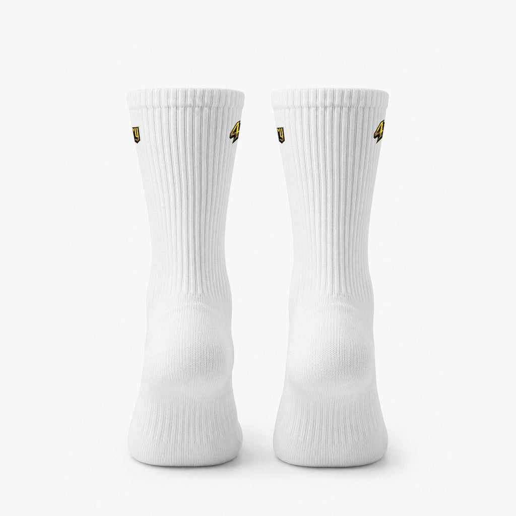 Embroidery Sports Cotton Crew Socks|Cotton