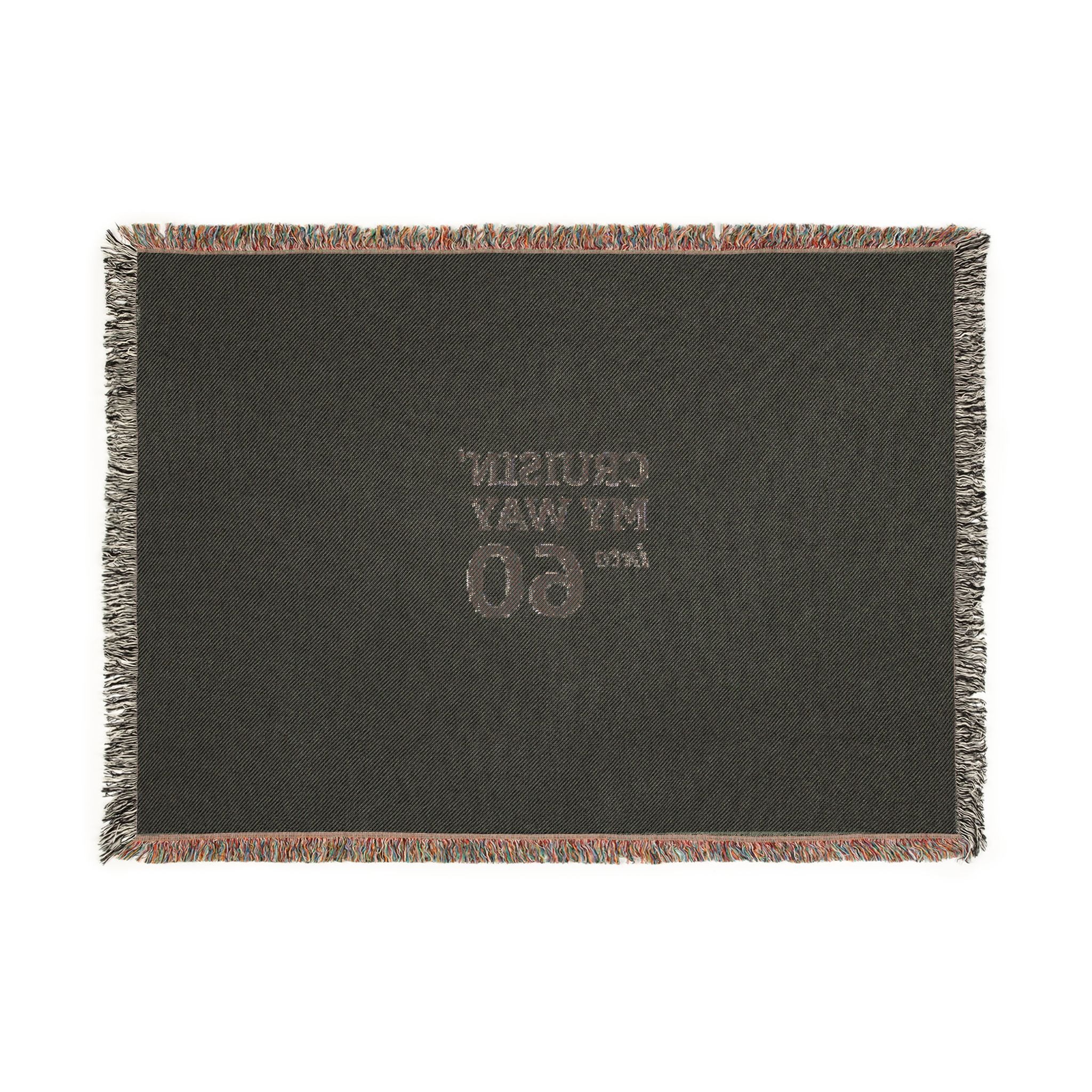 Cruisin' My Way to 60 Woven Blanket — 60th Birthday Throw