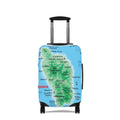 Dominica Map & 4GG Christian Luggage Cover – Bible Verse Travel Protector