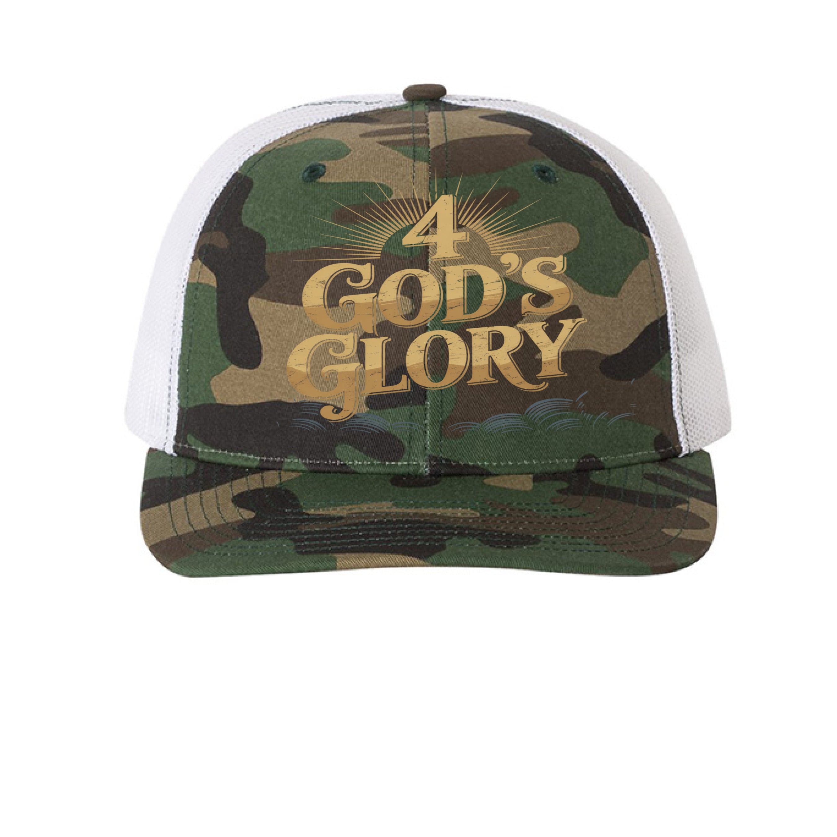 Army Camo/ White - FRONT