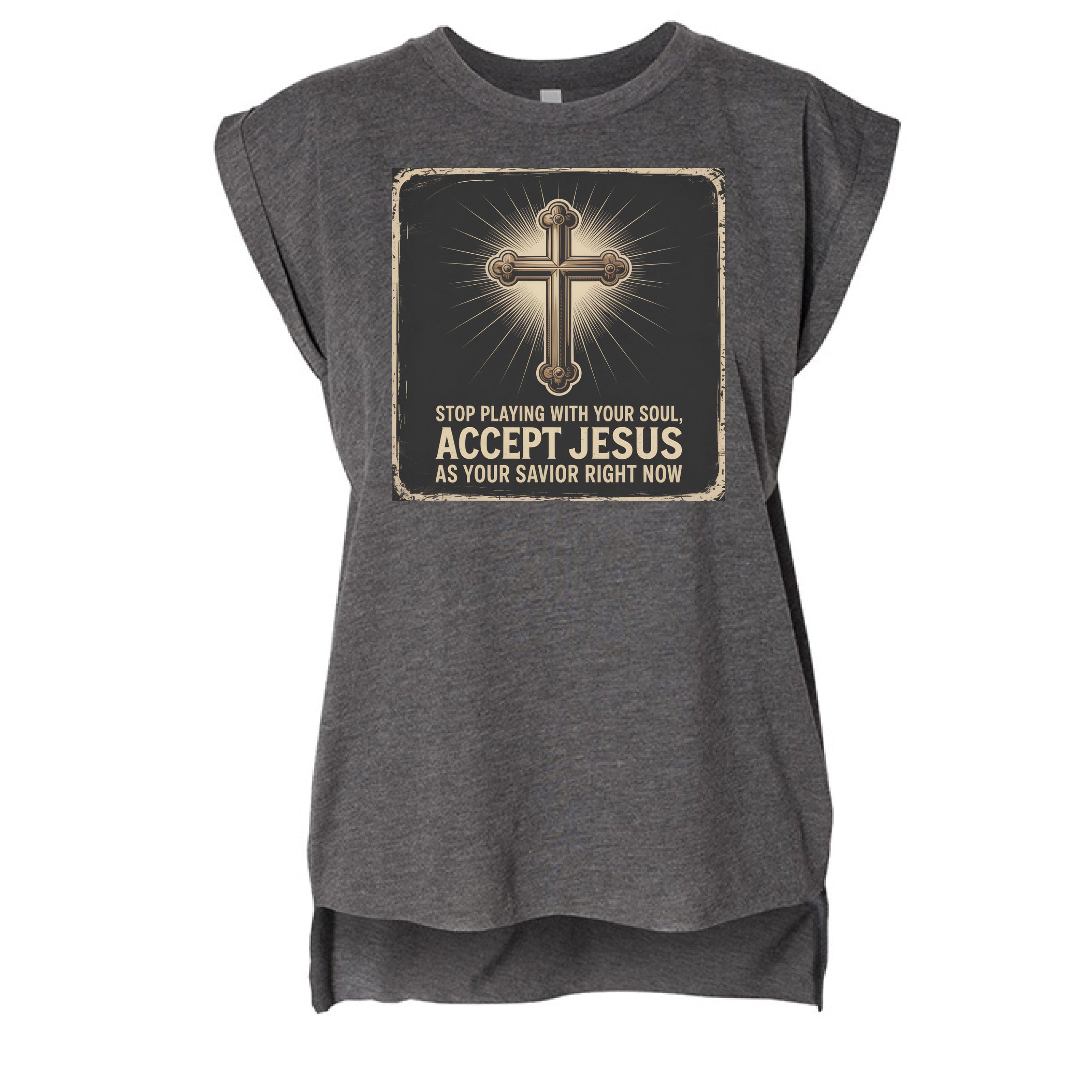 DARK GRY HEATHER - FRONT