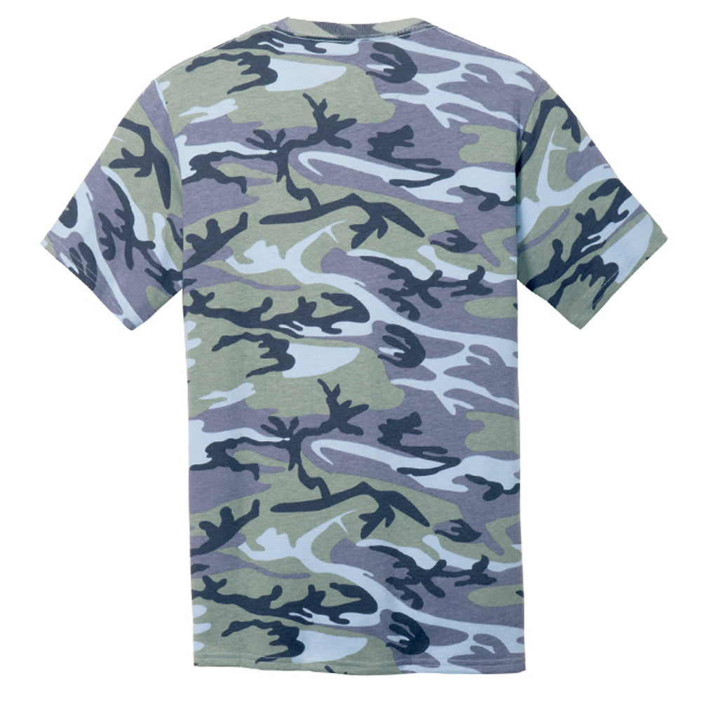 Woodland Blue Camo - PC54C - BACK