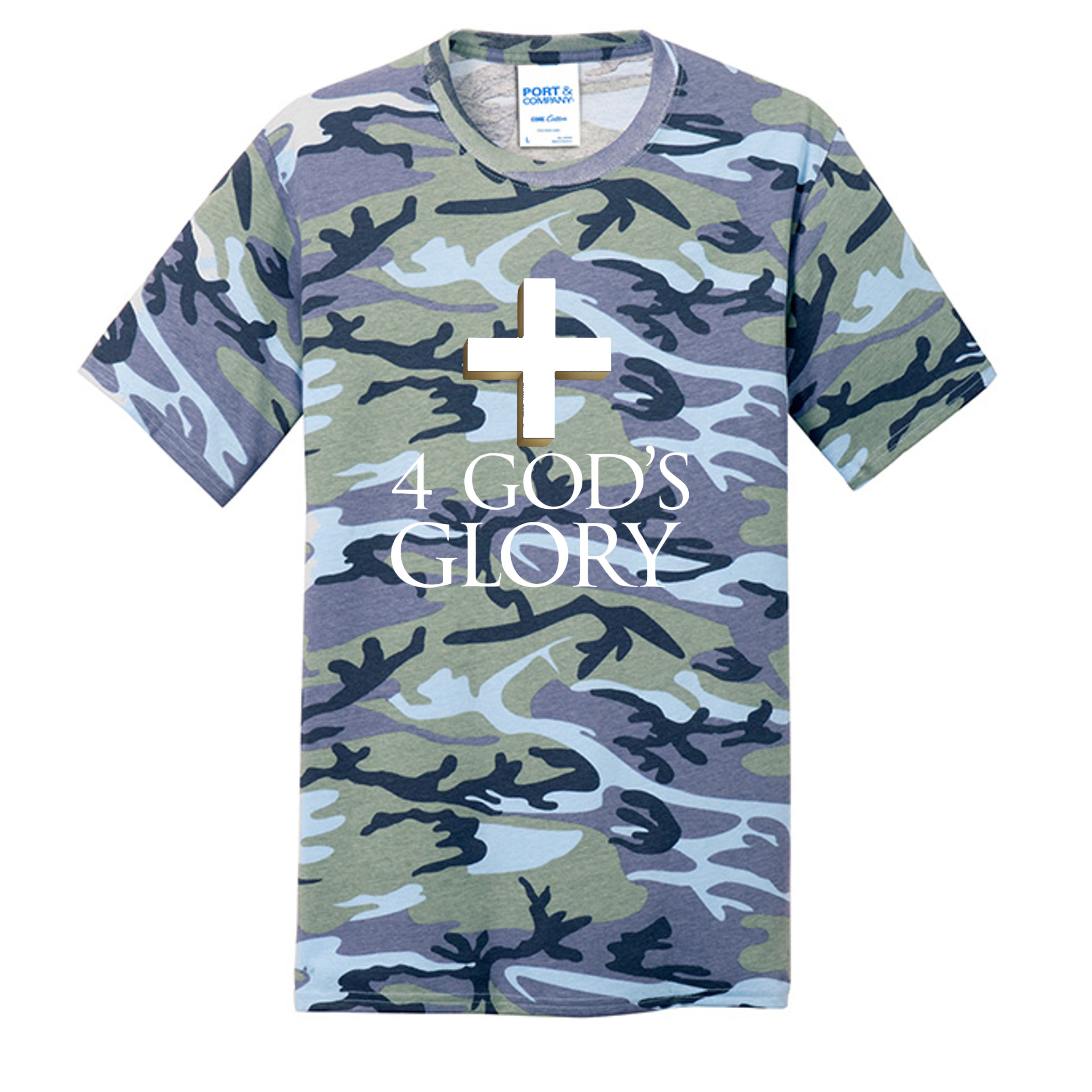 Woodland Blue Camo - PC54C - FRONT