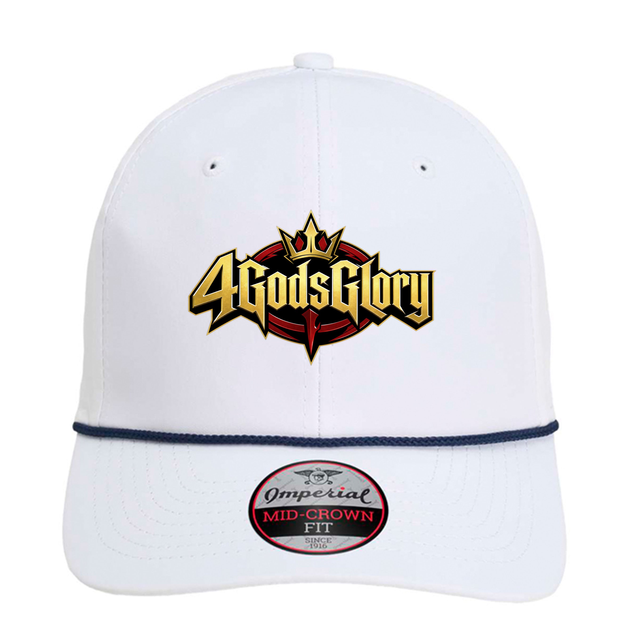 White/ Navy - 7054 - FRONT