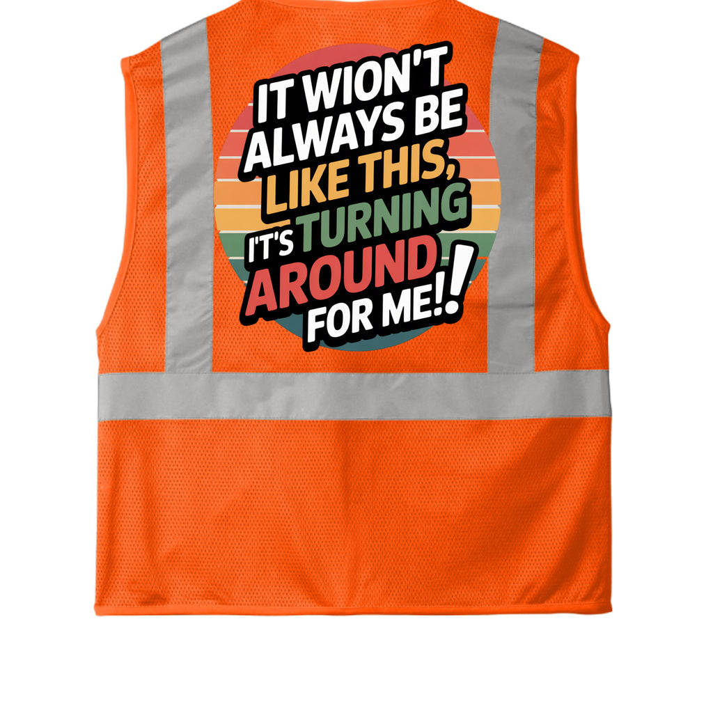 Safety Orange - CSV101 - BACK