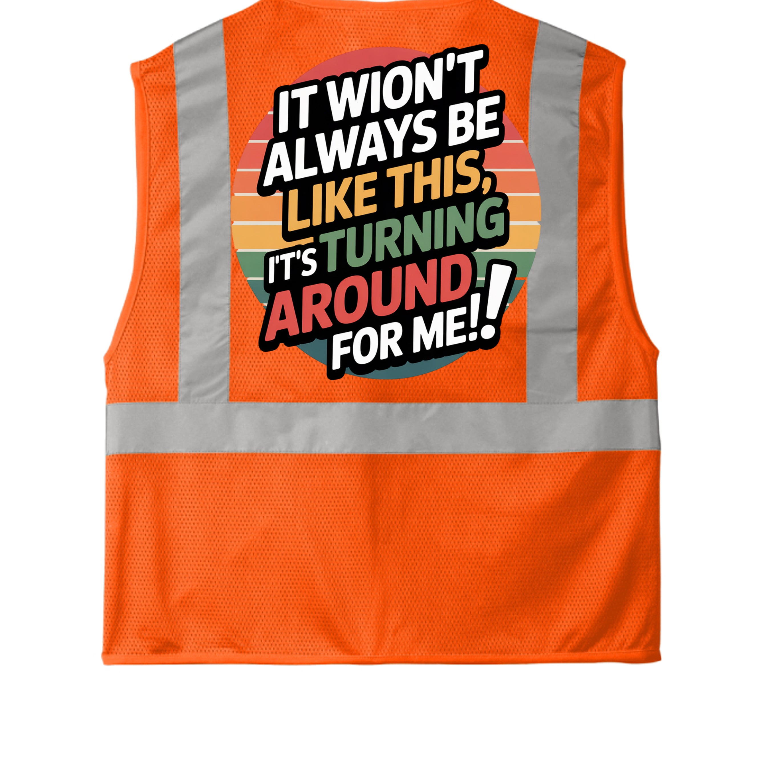 Safety Orange - CSV101 - BACK