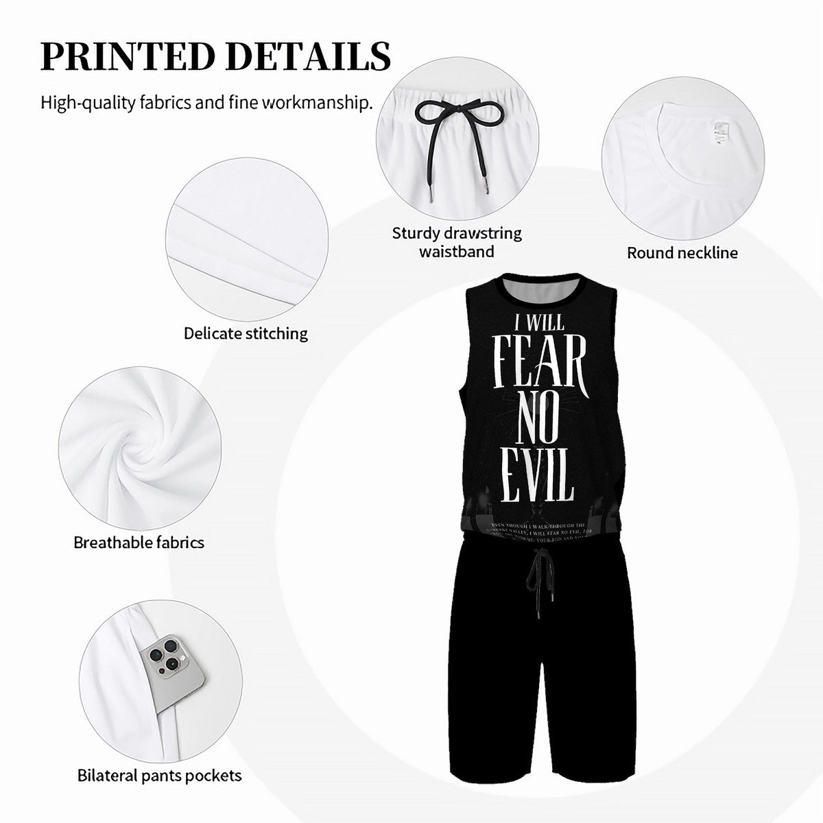 Men’s Basketball Uniform Jersey Set